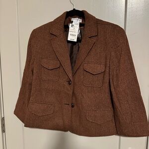 Worthington Chocolate Brown Women's Blazer